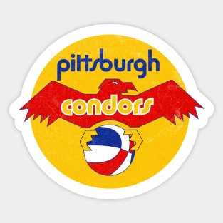 Vintage ABA Pittsburgh Condors Basketball 1971 Sticker